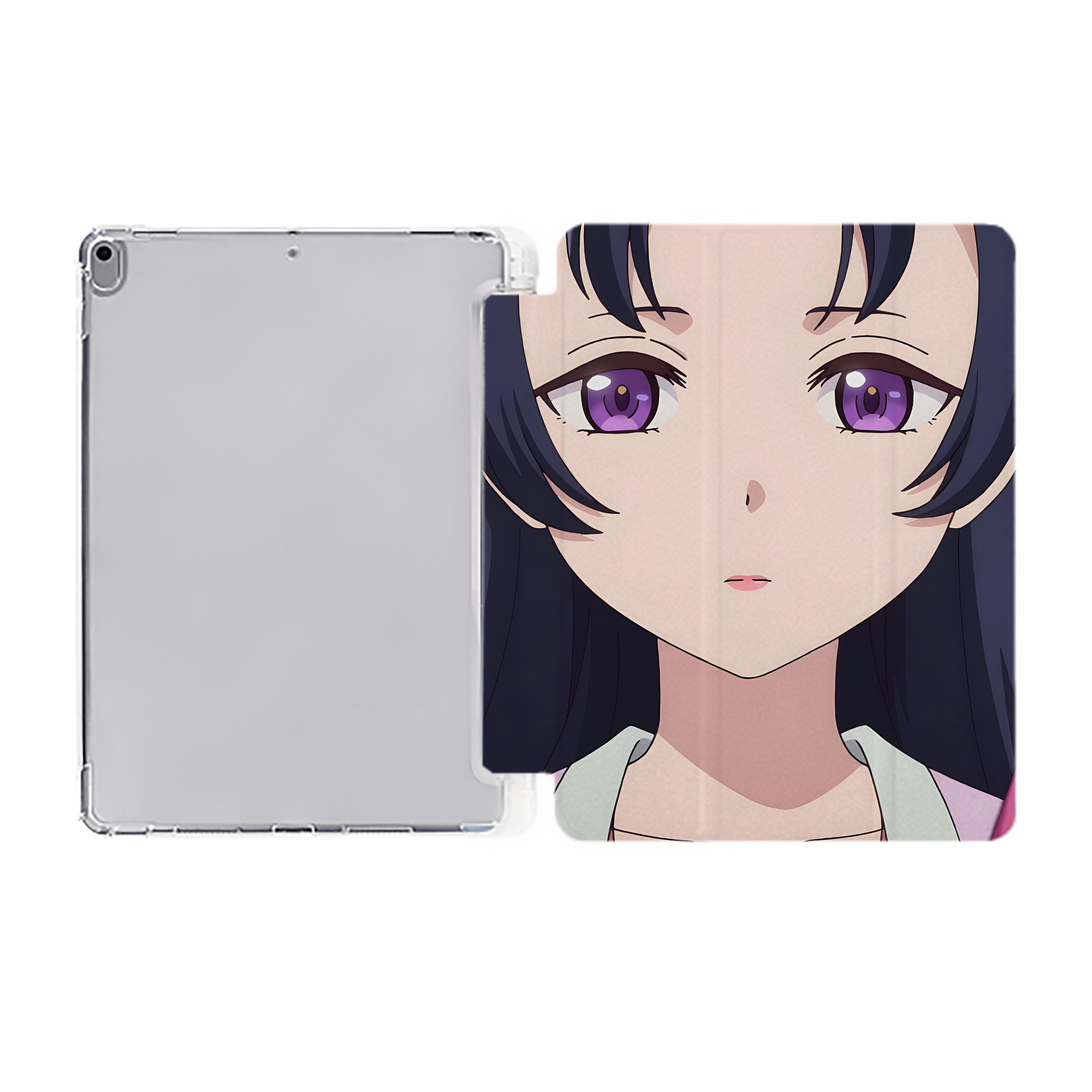 （画像用） 薬屋のひとりごと The Apothecary Diaries IPad ケース ペン収納付き 三つ折りスタンド PUレザー×シリコン 対応機種9.5/10.5/10.9インチ